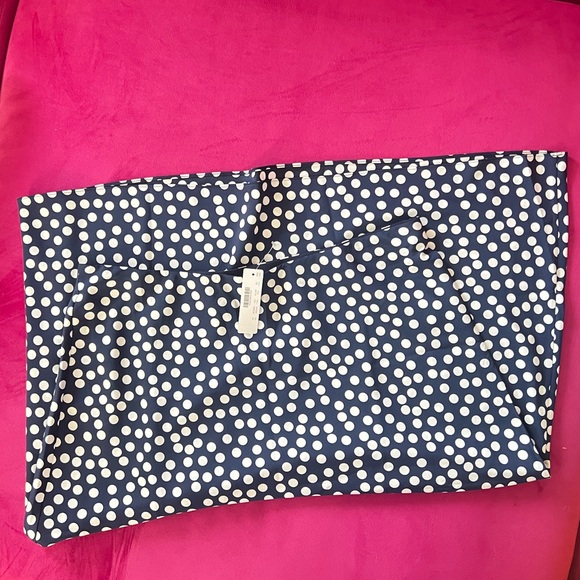 J.Crew Pull-On Silky Slip Skirt in Navy Dots Soft Grunge 1990s Size XL NWT - Picture 11 of 11